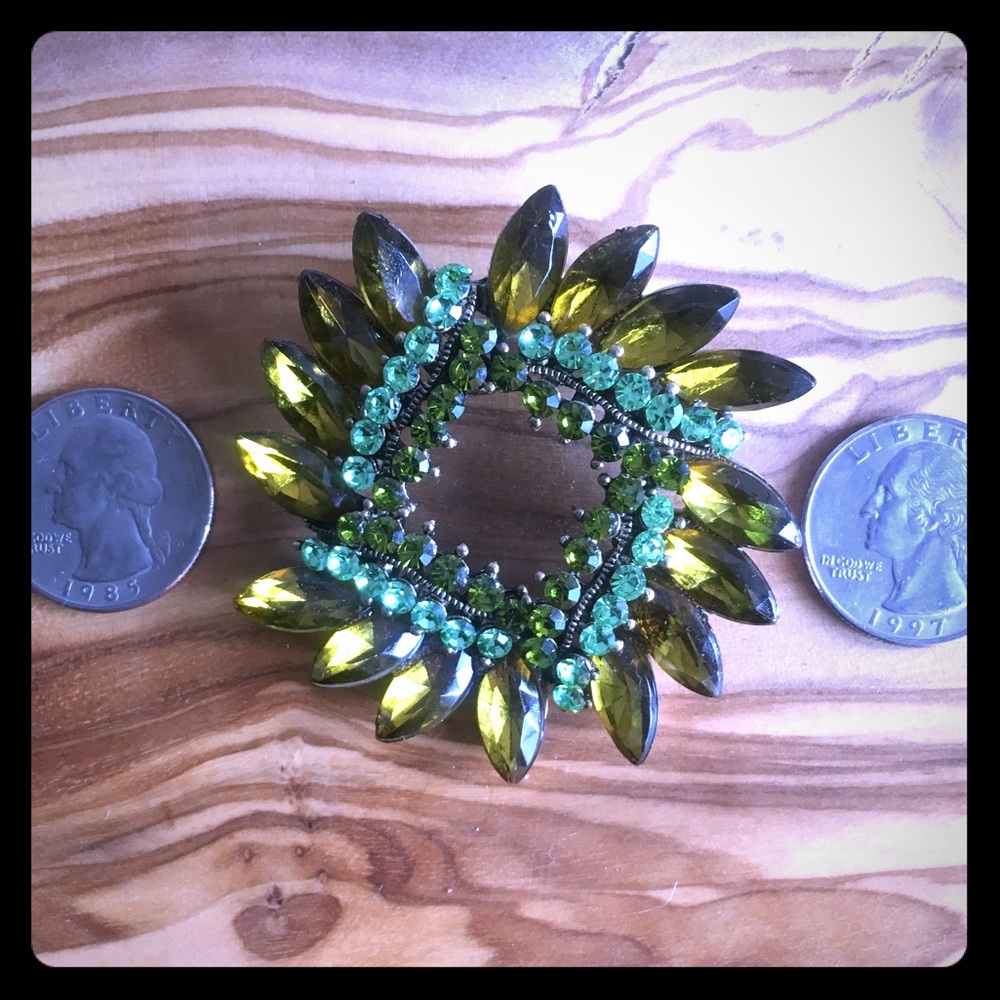 Five brooches